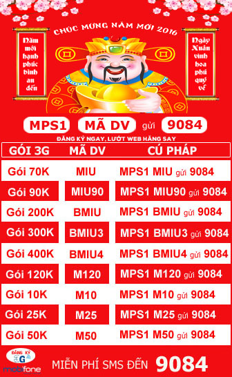 Đăng ký 3G Mobifone