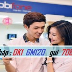 Đăng ký 3G gói 6M120 của Mobifone