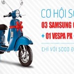 Cơ hội trúng xe Vespa khi tham gia CTKM “Tôi yêu Việt Nam” của Vinaphone