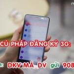 Cú pháp tin nhắn đăng ký 3G Mobifone