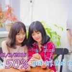 Vinaphone khuyến mãi 50% ngày Vàng 31/3/2016