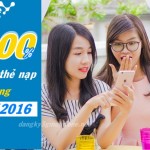 Vinaphone khuyến mãi 50% thẻ nạp ngày vàng 26/8/2016