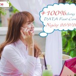 Mobifone tặng 100% dung lượng data ngày vàng 26/9/2016