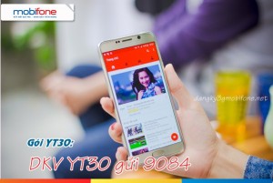 Gói YT30 Mobifone - gói data Youtube 30 ngày của Mobifone