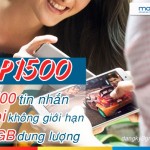 Đăng ký gói DP1500 Mobifone gọi không giới hạn, 15GB data