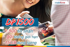 Đăng ký gói DP1500 Mobifone gọi không giới hạn, lướt web thả ga