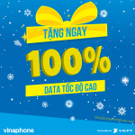 Khuyến mãi 100% dung lượng Data Vinaphone