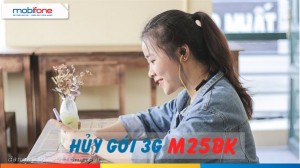 Cách hủy gói M25BK Mobifone cho sim Ba Khía trong tích tắc