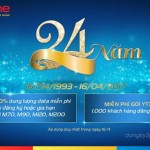 Mobifone khuyến mãi nhân đôi dung lượng data ngày 16/4/2017