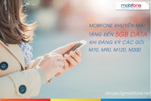 Mobifone khuyến mãi sốc, tặng đến 5GB data tốc độ cao cho quý khách hàng