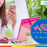 Mobifone khuyến mãi trực tuyến: Tặng 50% thẻ nạp ngày 29/6/2016