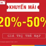 Mobifone khuyến mãi 20% -50% giá trị thẻ nạp ngày 13/1/2021