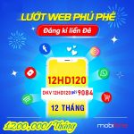 Đăng ký gói 12HD120 Mobifone dùng cả năm ưu đãi cực khủng
