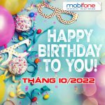 Mobifone khuyến mãi tặng quà mừng sinh nhật tháng 10/2022 