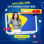 Mobifone tăng data gói D10 từ 1,5GB/ ngày lên 4GB/ ngày giá 10K