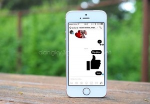 Cách đổi màu chat Facebook Messenger thành đen trên iPhone