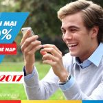 Mobifone khuyến mãi 50% giá trị thẻ nạp ngày 19/9/2017